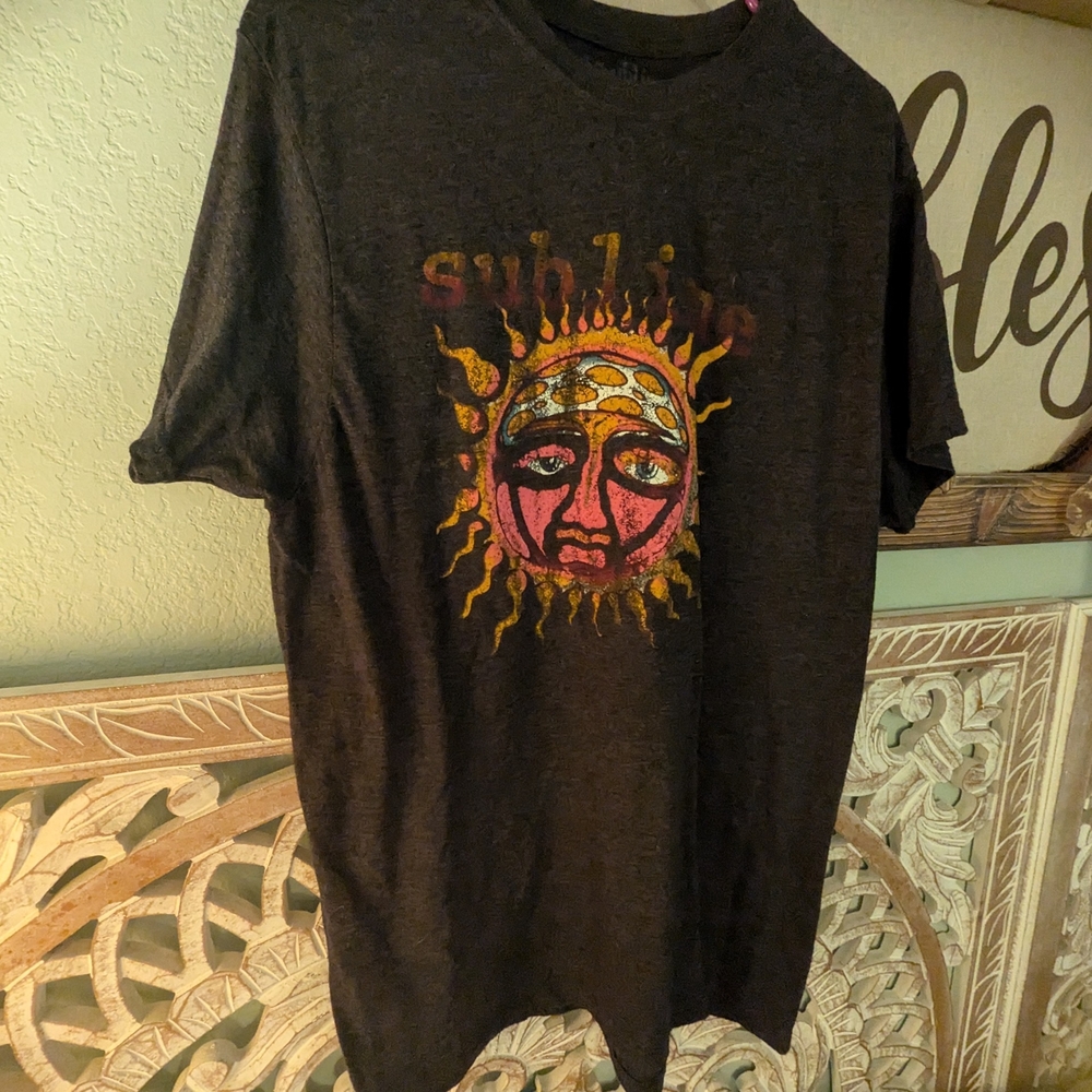 Sublime Men's Charcoal Graphic Tee